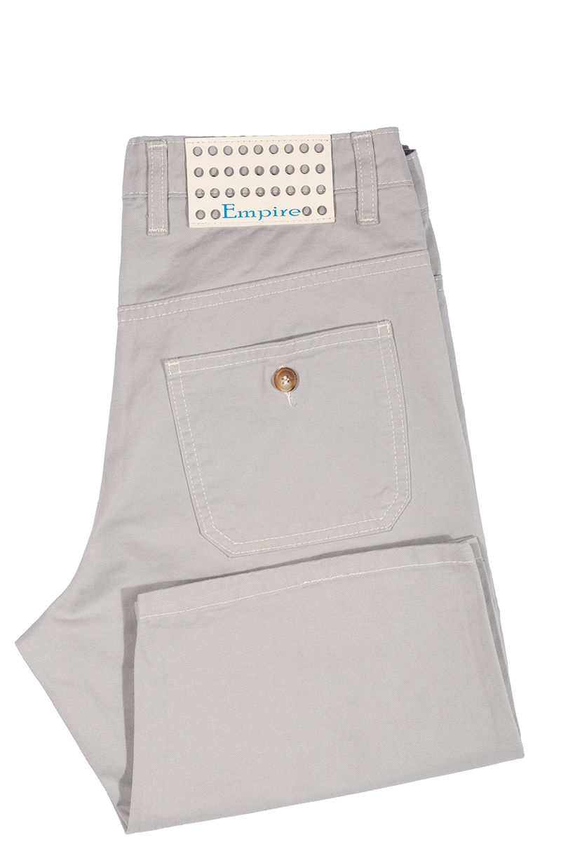 Tommy Ice Grey Twill Shorts - Image 2