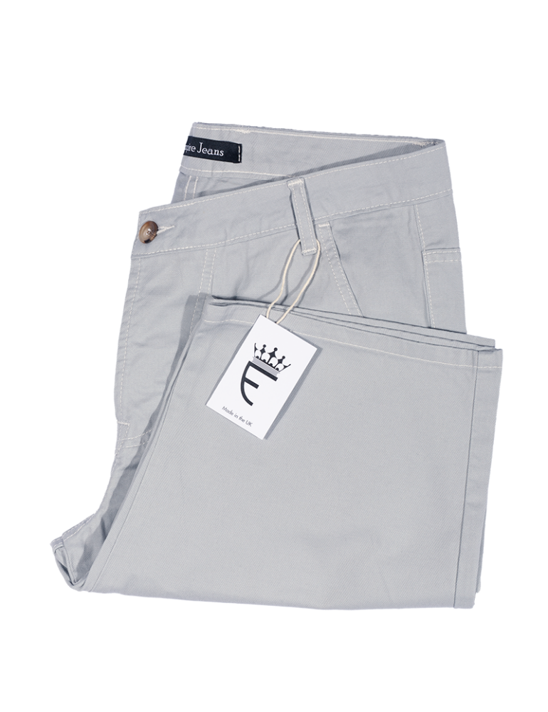 Tommy Ice Grey Twill Shorts