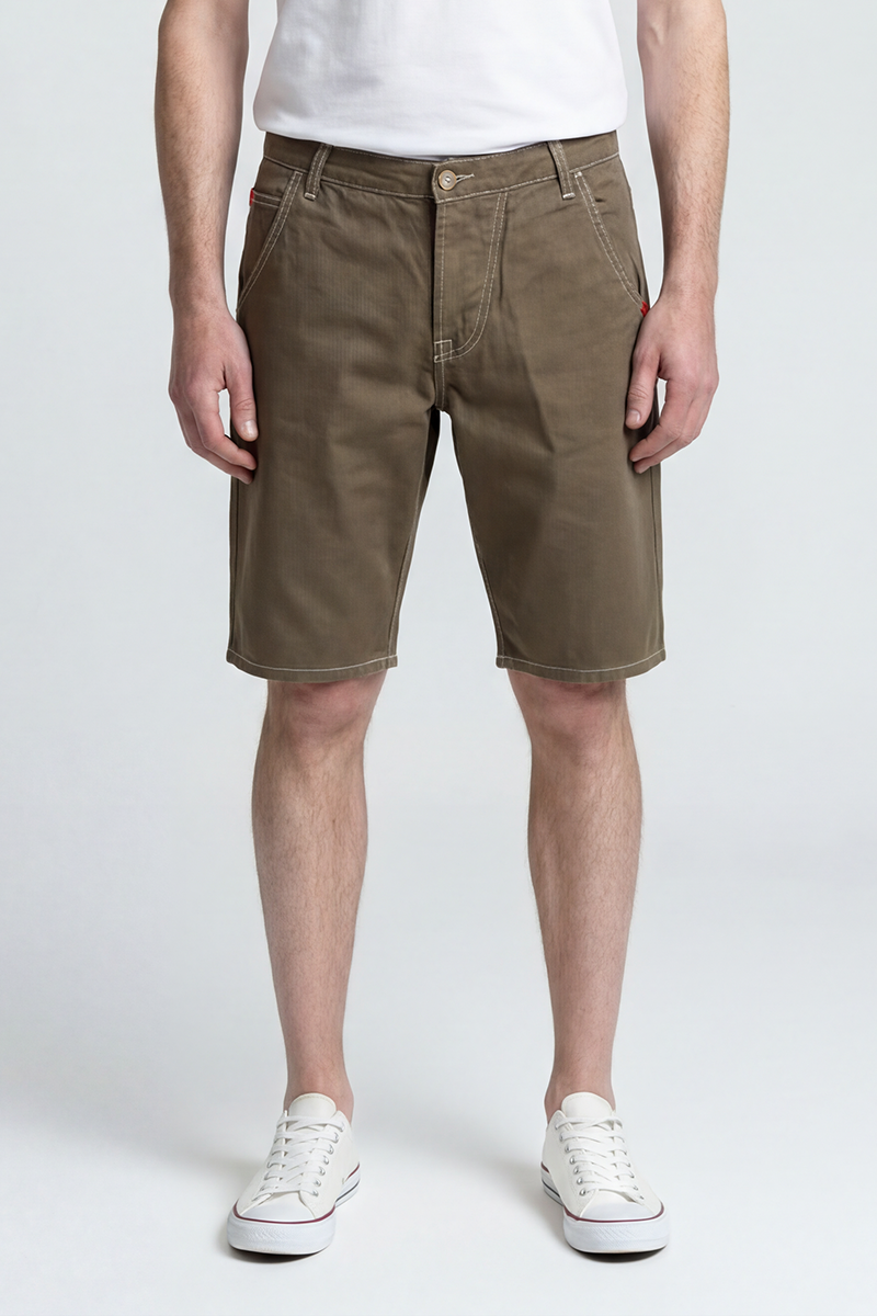 Tommy Khaki Twill Shorts - Image 4