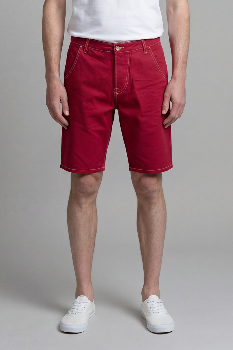 Tommy Redcurrant Twill Shorts - Image 4