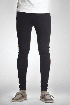 black super skinny spray on jeans